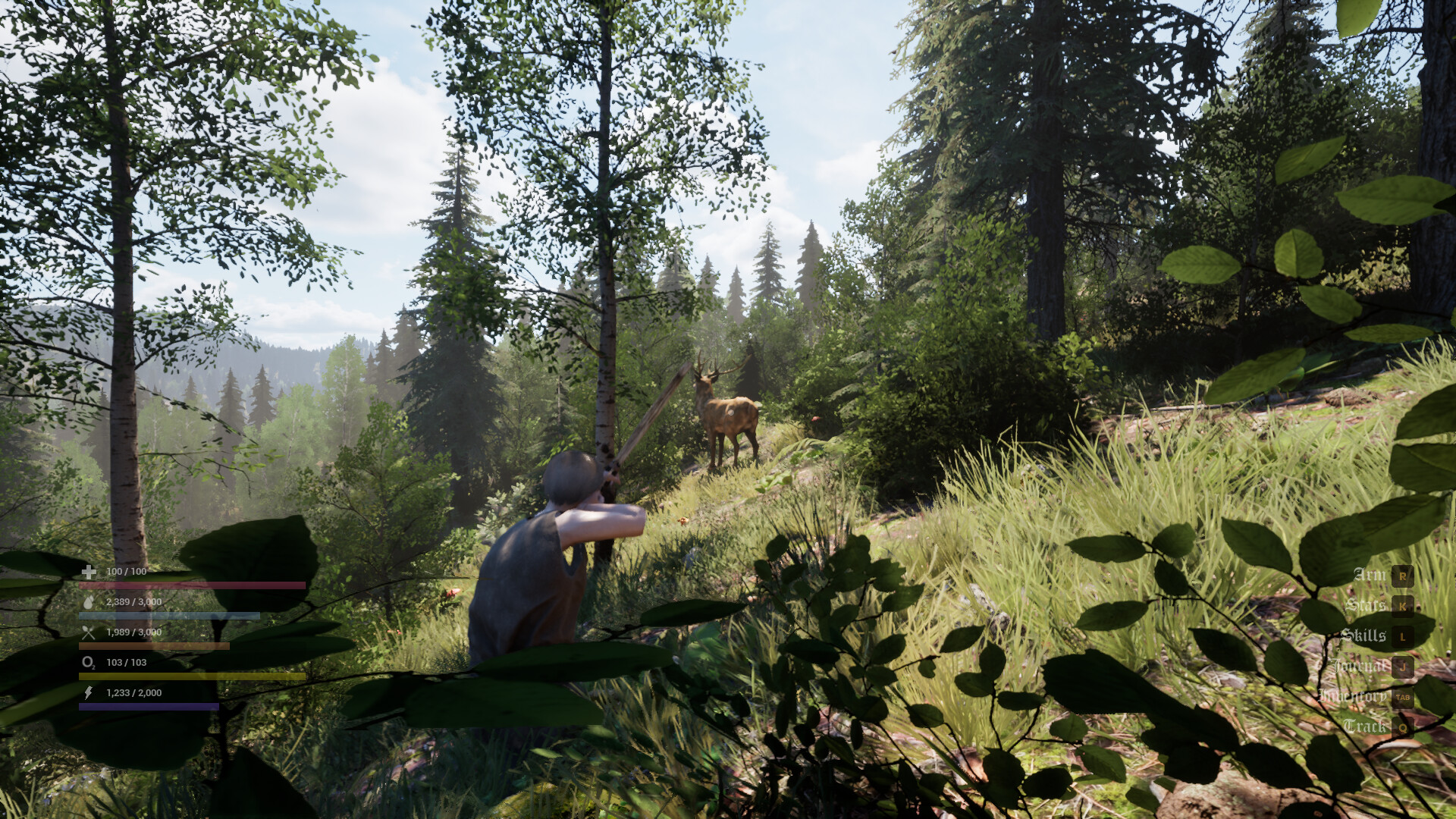 A fortified medieval location in the open world